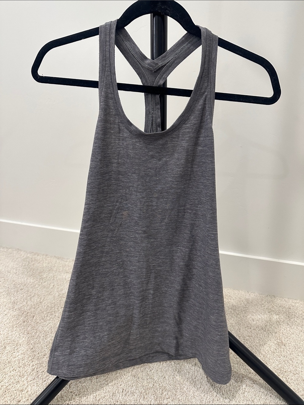lululemon athletica Gray Racerback Tank